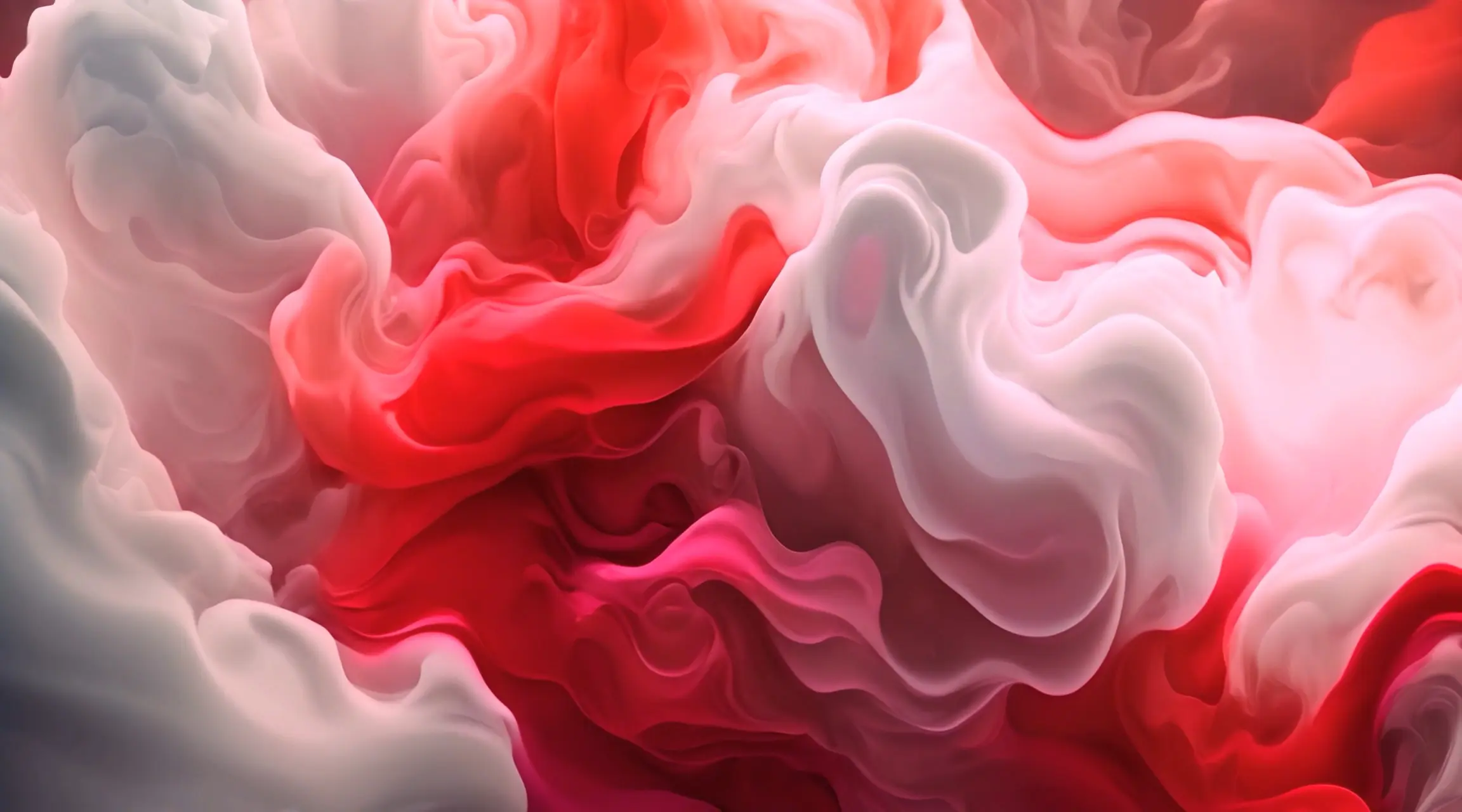 Dynamic Ink Swirls Color Fusion Stock Video